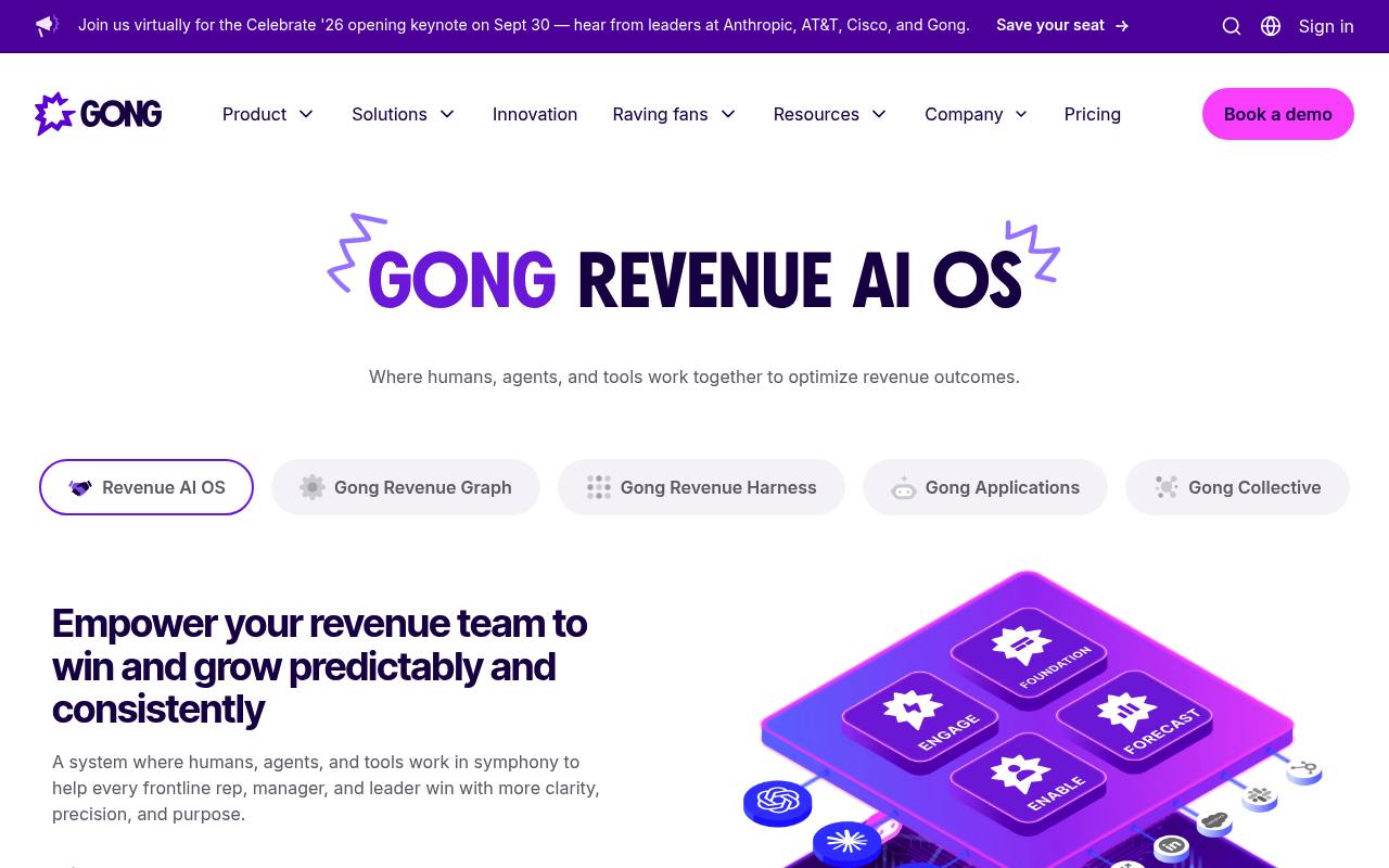 Gong Revenue Intelligence Platform