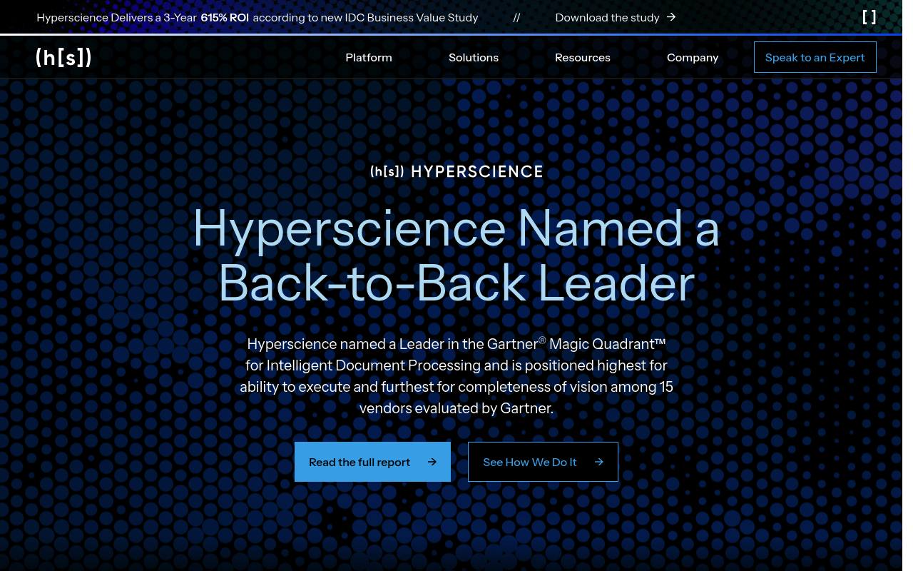 Hyperscience Platform