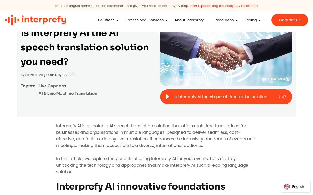 Interprefy AI