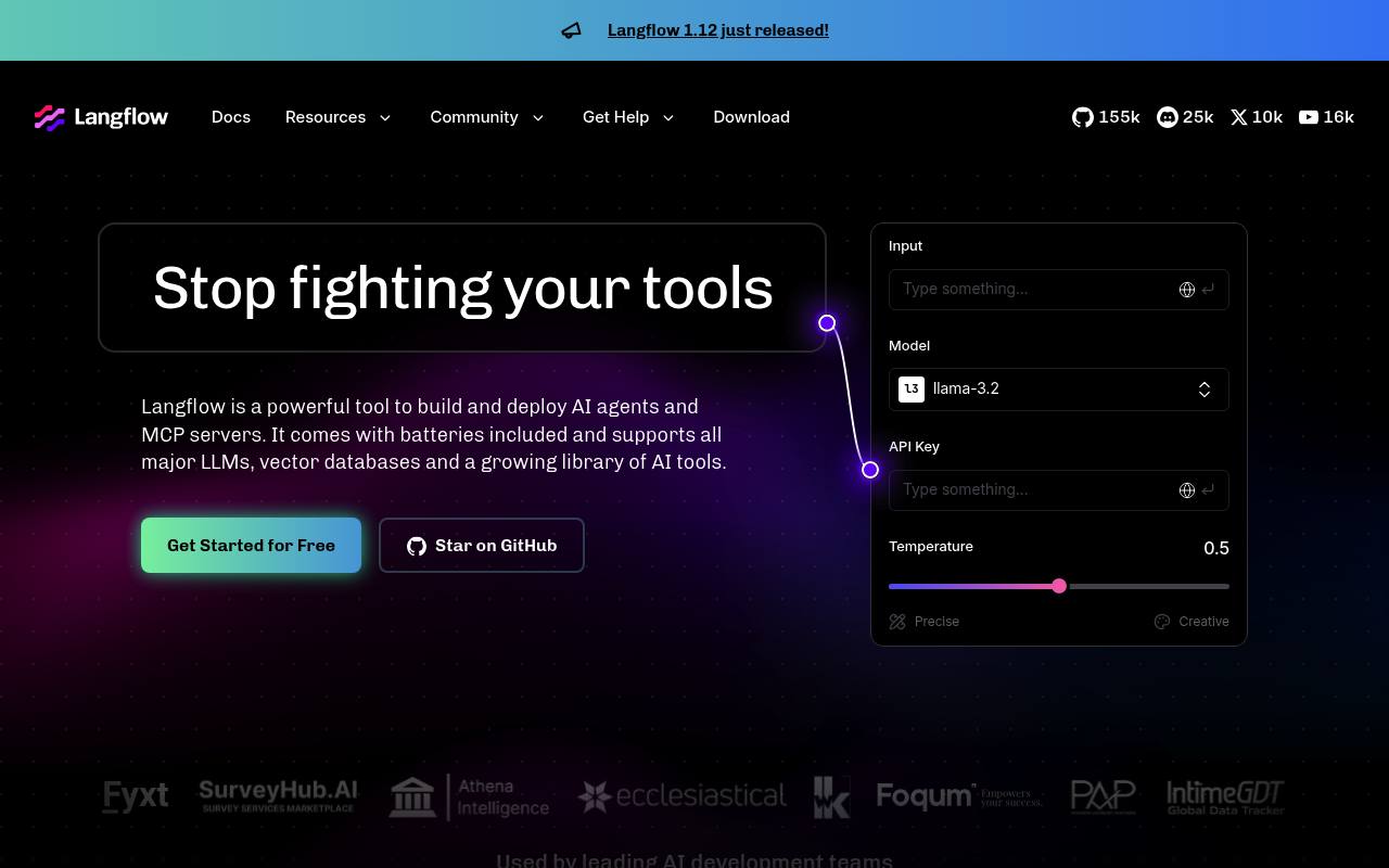 LangFlow Review 2026 — Open-Source Visual LangChain Builder