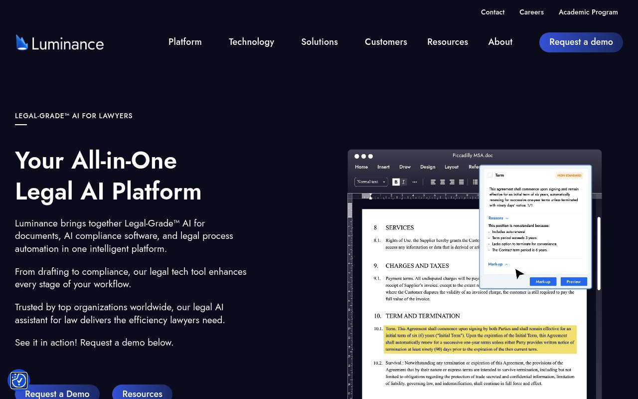 Luminance Legal-Grade AI