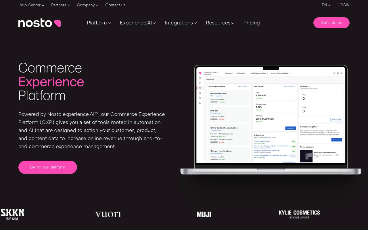 Nosto Personalization & Recommendations