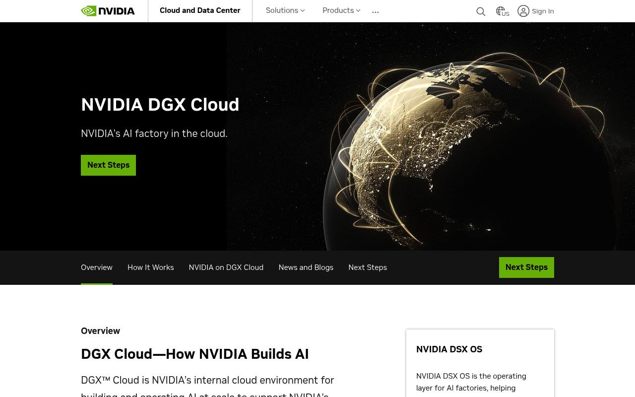 NVIDIA DGX Cloud