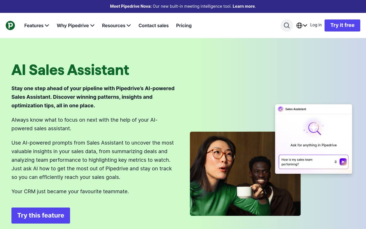 Pipedrive AI Sales Assistant