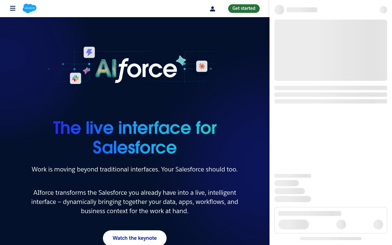 Salesforce Einstein - AI for CRM and Agentforce | AI.info
