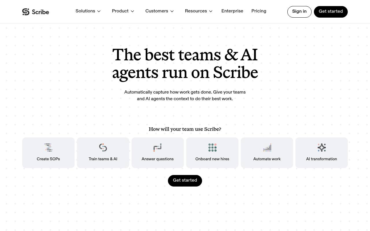 Scribe