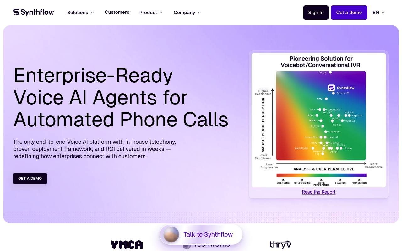 Synthflow AI Voice Agent Builder