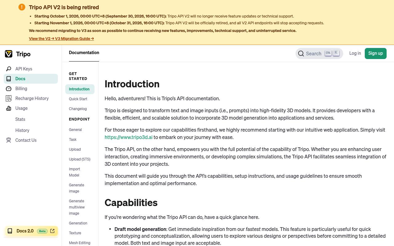 Tripo API & Plugins