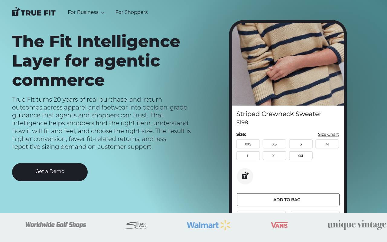 True Fit Fit Intelligence Platform