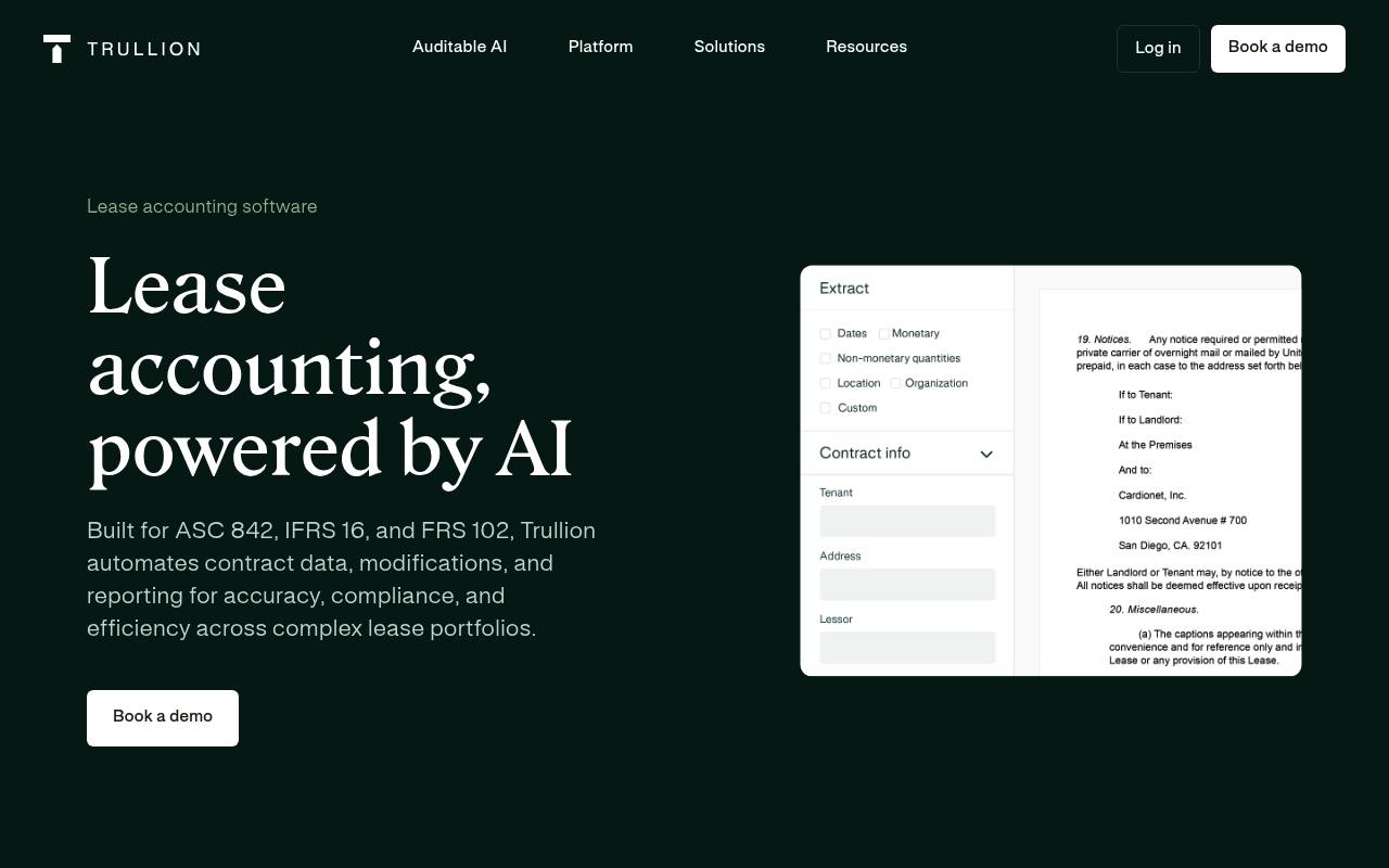 Trullion Lease Accounting