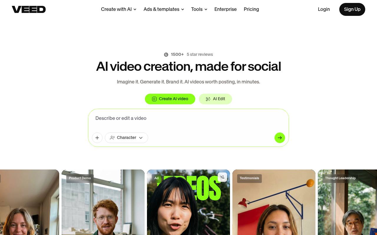 VEED.io Review 2026 — AI Video Editor with Subtitles & Avatars