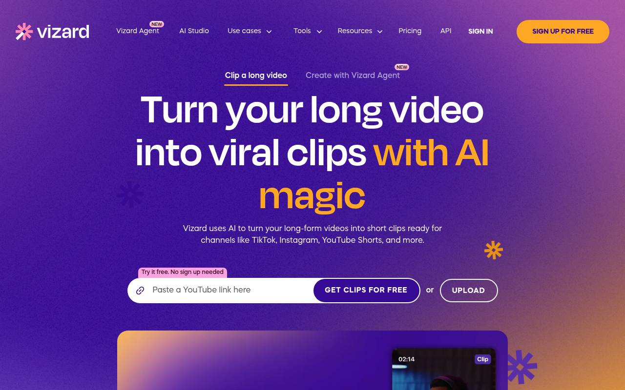 Vizard AI Clipper